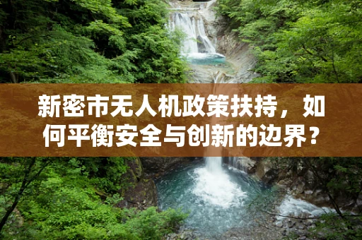 新密市无人机政策扶持，如何平衡安全与创新的边界？