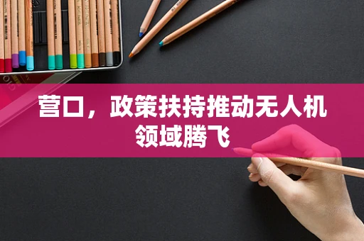 营口，政策扶持推动无人机领域腾飞