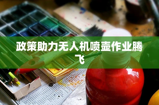 政策助力无人机喷壶作业腾飞