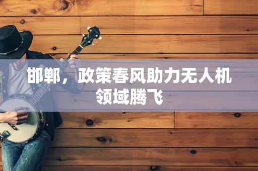 邯郸，政策春风助力无人机领域腾飞