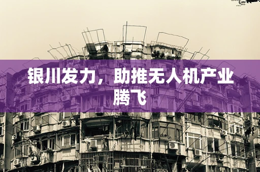 银川发力，助推无人机产业腾飞