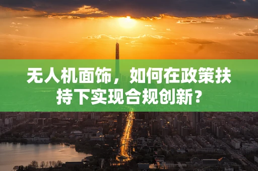 无人机面饰，如何在政策扶持下实现合规创新？