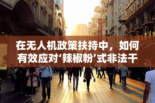 在无人机政策扶持中，如何有效应对‘辣椒粉’式非法干扰？