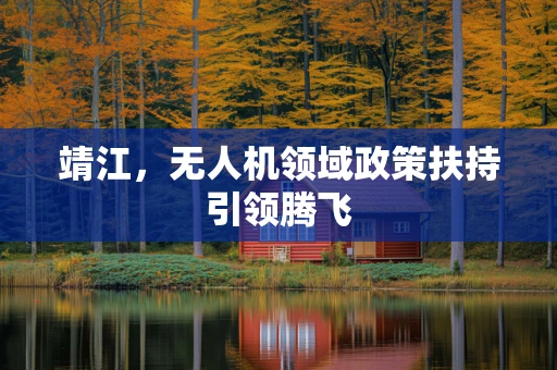 靖江，无人机领域政策扶持引领腾飞