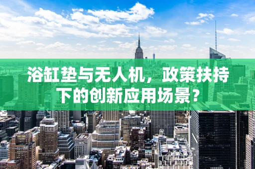 浴缸垫与无人机，政策扶持下的创新应用场景？
