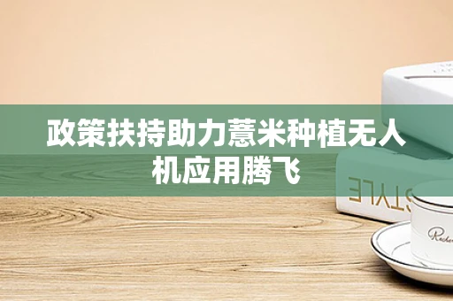 政策扶持助力薏米种植无人机应用腾飞