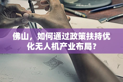 佛山，如何通过政策扶持优化无人机产业布局？