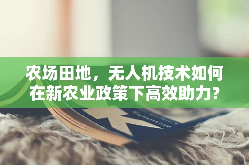 农场田地，无人机技术如何在新农业政策下高效助力？