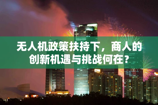 无人机政策扶持下，商人的创新机遇与挑战何在？