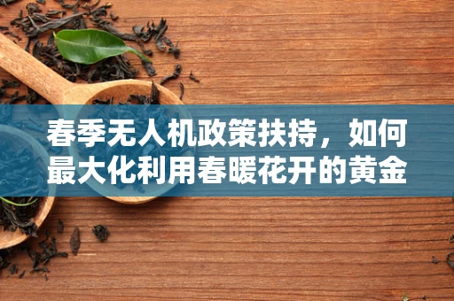 春季无人机政策扶持，如何最大化利用春暖花开的黄金时期？