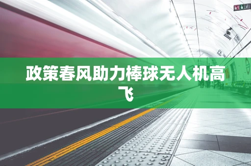 政策春风助力棒球无人机高飞