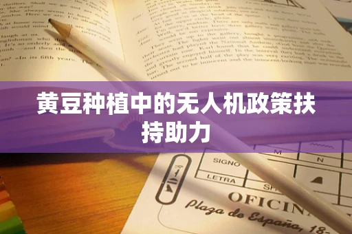 黄豆种植中的无人机政策扶持助力