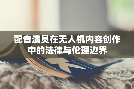 配音演员在无人机内容创作中的法律与伦理边界