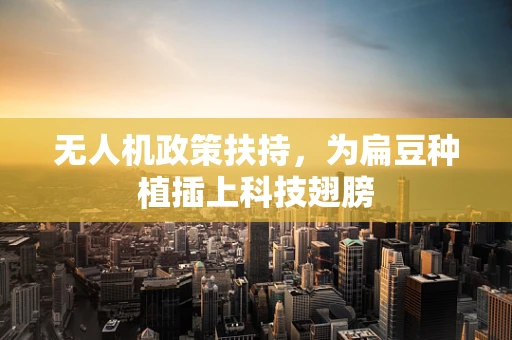 无人机政策扶持，为扁豆种植插上科技翅膀