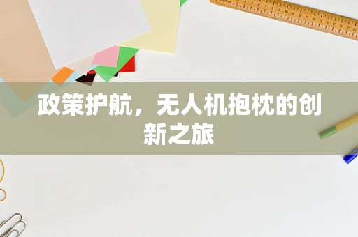 政策护航，无人机抱枕的创新之旅