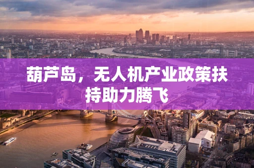 葫芦岛，无人机产业政策扶持助力腾飞