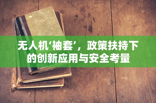 无人机‘袖套’，政策扶持下的创新应用与安全考量