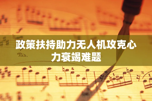 政策扶持助力无人机攻克心力衰竭难题