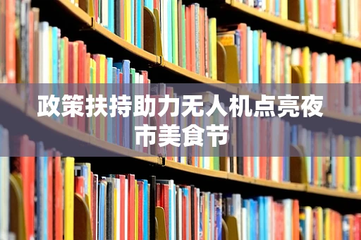 政策扶持助力无人机点亮夜市美食节
