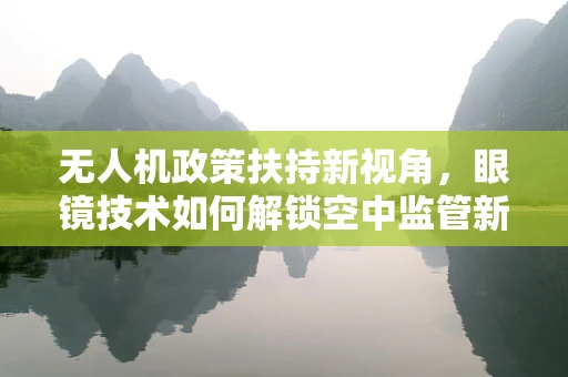 无人机政策扶持新视角，眼镜技术如何解锁空中监管新维度？