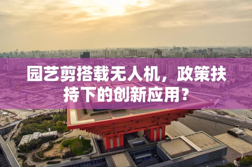 园艺剪搭载无人机，政策扶持下的创新应用？