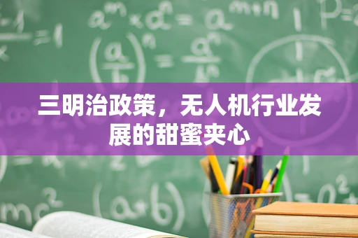 三明治政策，无人机行业发展的甜蜜夹心