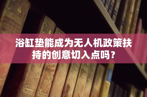 浴缸垫能成为无人机政策扶持的创意切入点吗？