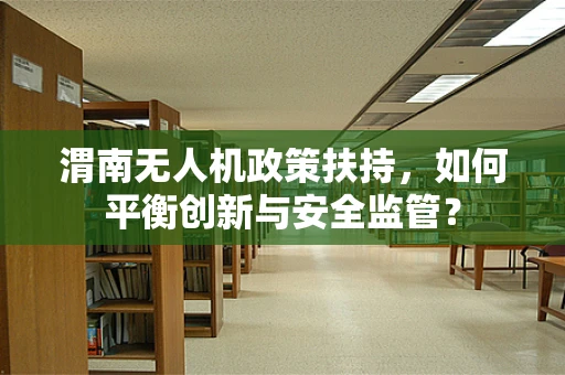 渭南无人机政策扶持，如何平衡创新与安全监管？