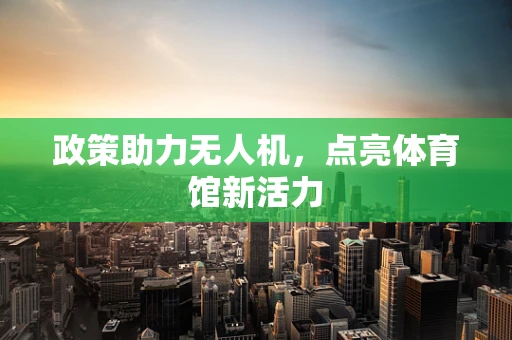 政策助力无人机，点亮体育馆新活力
