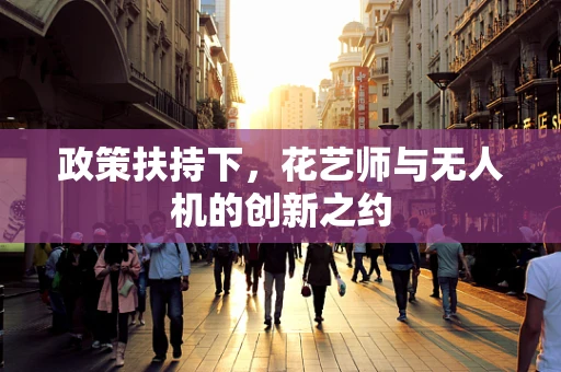 政策扶持下，花艺师与无人机的创新之约