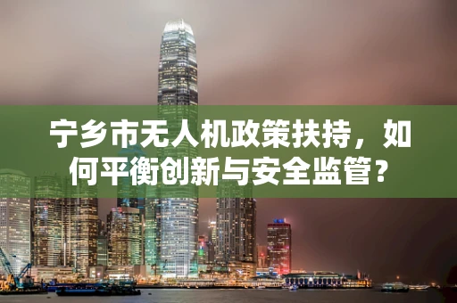 宁乡市无人机政策扶持，如何平衡创新与安全监管？