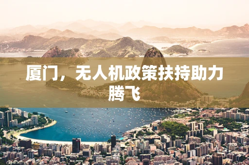 厦门，无人机政策扶持助力腾飞