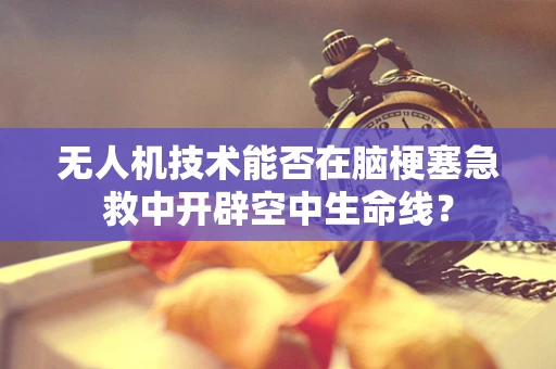 无人机技术能否在脑梗塞急救中开辟空中生命线？