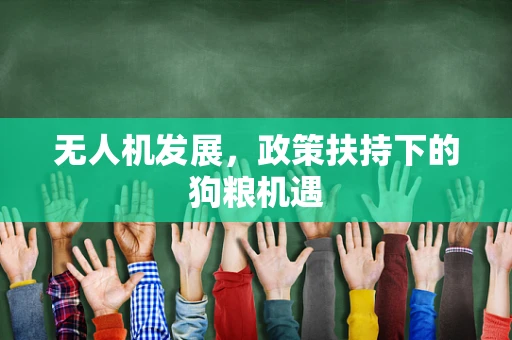 无人机发展，政策扶持下的狗粮机遇