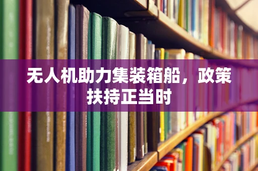 无人机助力集装箱船，政策扶持正当时