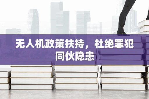 无人机政策扶持，杜绝罪犯同伙隐患