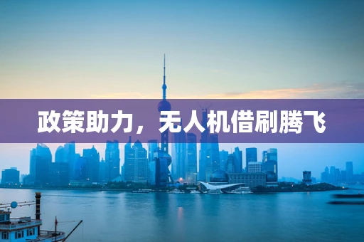 政策助力，无人机借刷腾飞