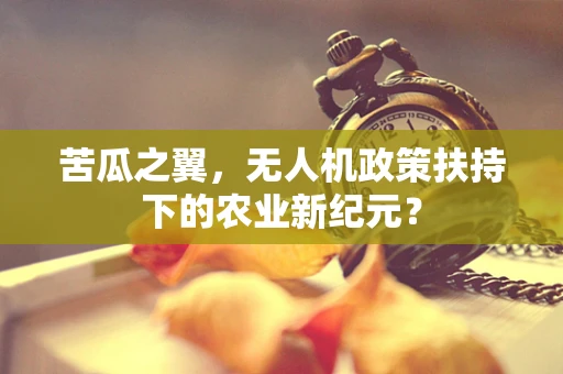 苦瓜之翼，无人机政策扶持下的农业新纪元？