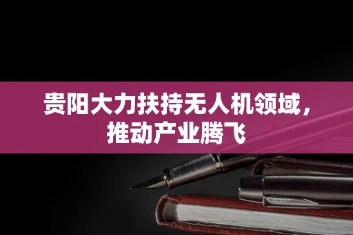 贵阳大力扶持无人机领域，推动产业腾飞