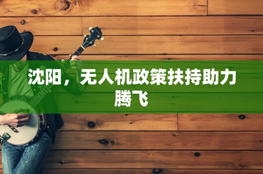 沈阳，无人机政策扶持助力腾飞