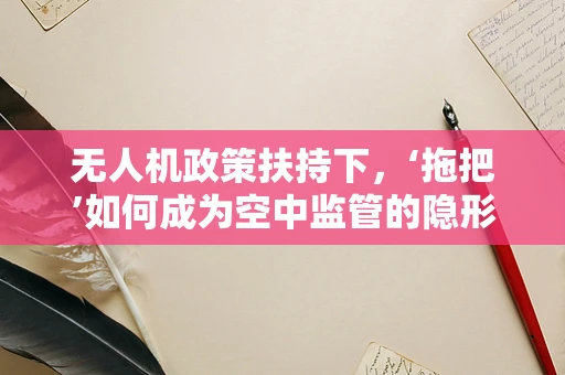 无人机政策扶持下，‘拖把’如何成为空中监管的隐形卫士？