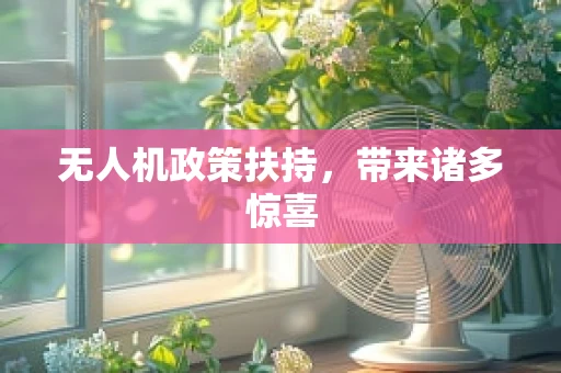 无人机政策扶持，带来诸多惊喜