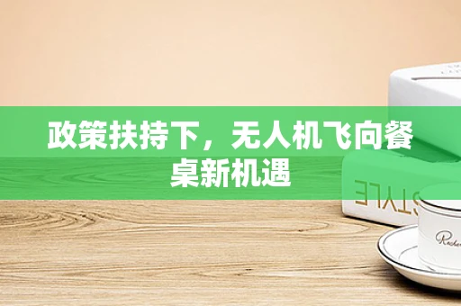 政策扶持下，无人机飞向餐桌新机遇