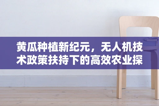 黄瓜种植新纪元，无人机技术政策扶持下的高效农业探索