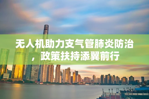 无人机助力支气管肺炎防治，政策扶持添翼前行