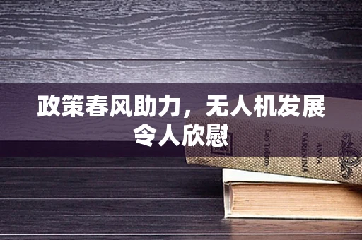 政策春风助力，无人机发展令人欣慰