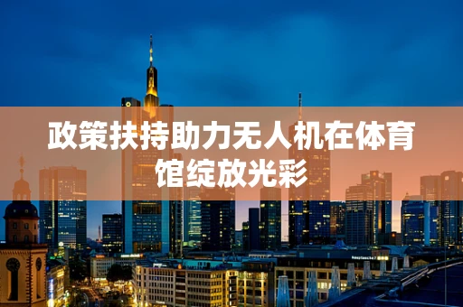 政策扶持助力无人机在体育馆绽放光彩