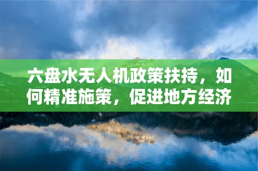 六盘水无人机政策扶持，如何精准施策，促进地方经济与安全并进？