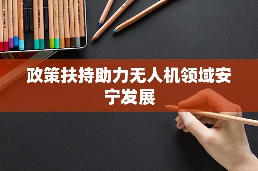 政策扶持助力无人机领域安宁发展