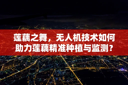 莲藕之舞，无人机技术如何助力莲藕精准种植与监测？